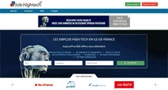Desktop Screenshot of job-hightech.fr